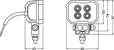 ARBEITSSCHEINWERFER ams-OSRAM LEDWL110WD 3