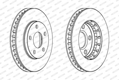 BREMSSCHEIBE FERODO DDF1030 1
