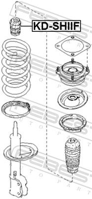 TAMPON CAUCIUC SUSPENSIE FEBEST KDSHIIF 1