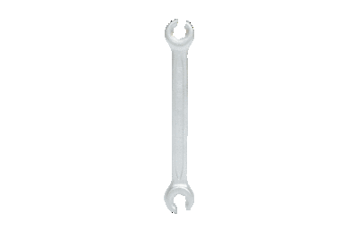 KS Tools Otevřený dvojitý očkový klíč, zahnutý, 10x11 mm 517.0254