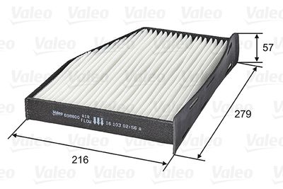 Filter, Innenraumluft VALEO 698800