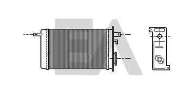EACLIMA 45C60007 Радиатор печки  для OPEL ARENA (Опель Арена)