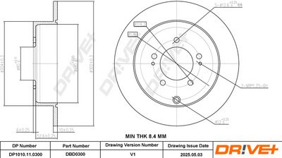 DISC FRANA DR!VE+ DP1010110300 2