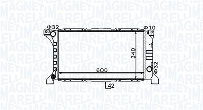 Kylare, motorkylning MAGNETI MARELLI 350213154200