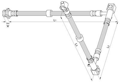 Vorschau Bremsschlauch Ansicht 2