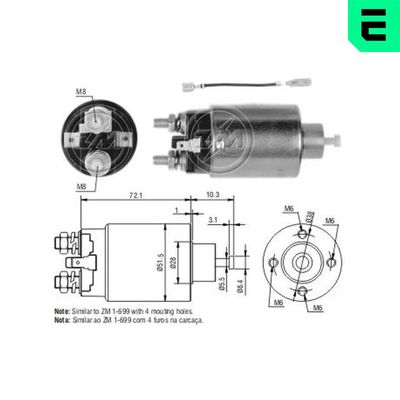 SOLENOID ELECTROMOTOR