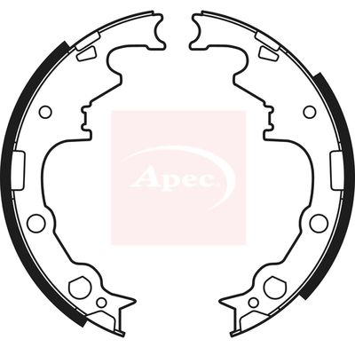 APEC Brake Shoe Set SHU608