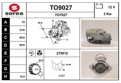 STARTER SNRA TO9027