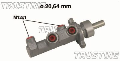 Главный тормозной цилиндр TRUSTING PF545 для FIAT PANDA