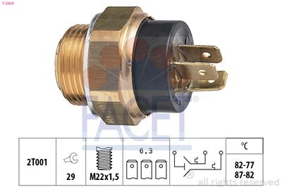 COMUTATOR TEMPERATURA VENTILATOR RADIATOR