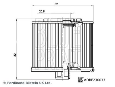 KRAFTSTOFFFILTER BLUE PRINT ADBP230033 2
