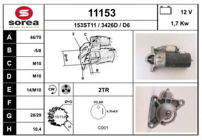 Startér EAI 11153