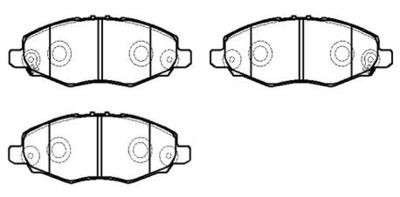 HSB GOLD HP9158 Тормозные колодки и сигнализаторы для TOYOTA HILUX VII Пикап (_N1_, _N2_, _N3_) 2.5 D-4D (KUN15_)