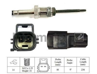 Sensor, exhaust gas temperature Intermotor 27421