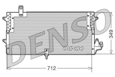 DENSO DCN32006 Радиатор кондиционера для VW PASSAT B3/B4 Variant (3A5, 35I)