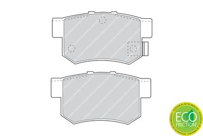 Brake Pad Set, disc brake FDB956