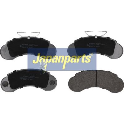 JAPANPARTS Stabdžių trinkelių rinkinys, diskinis stabdys