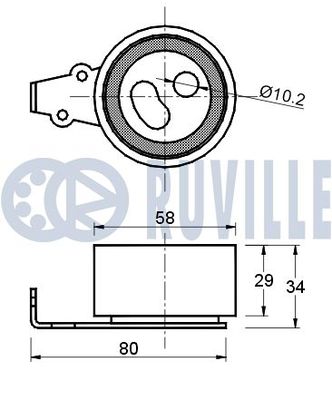 ROLA INTINZATOR CUREA DISTRIBUTIE RUVILLE 540855 1