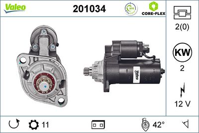 Startér VALEO 201034