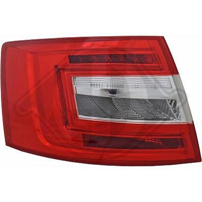 DIEDERICHS 7832191 Задний фонарь  для SKODA OCTAVIA III (5E3, NL3, NR3) 1.6 TDI