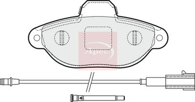 APEC Brake Pad Set, disc brake PAD1627