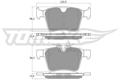 Bremsbelagsatz, Scheibenbremse