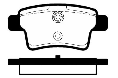 Комплект тормозных колодок, дисковый тормоз RAICAM RA.0891.0 для PEUGEOT 408