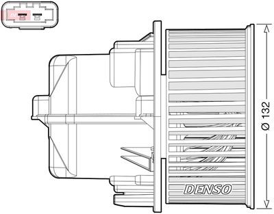 Вентилятор салона DENSO DEA33002 для LAND ROVER RANGE ROVER