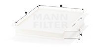 MANN-FILTER CU 2622 Фильтр салона  для OPEL ANTARA (Опель Антара)