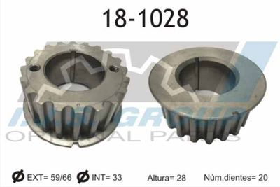 IJS GROUP 18-1028 Шестерня распредвала для RENAULT CLIO II Фургон/хетчбэк (SB0/1/2_) 1.9 D (SB0E)