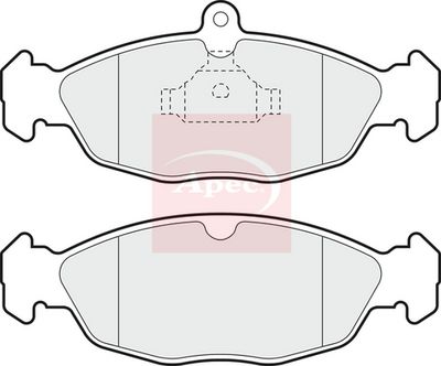 APEC Brake Pad Set, disc brake PAD730
