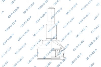 Zestaw przegubu, wał napędowy GSP 802522