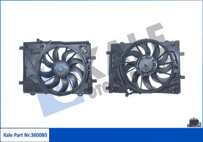 Вентилятор, охлаждение двигателя KALE OTO RADYATÖR 360080 для CHEVROLET AVEO