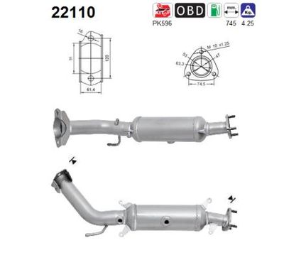 Katalizator AS 18160RJJG00