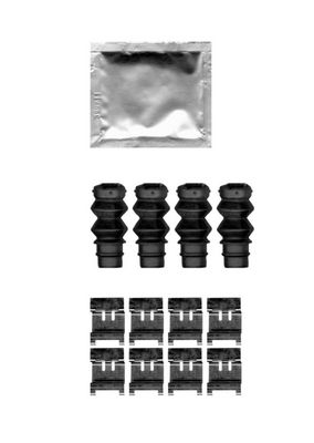 SET ACCESORII PLACUTE FRANA