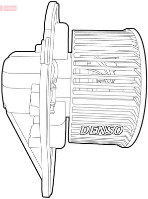 DENSO DEA02001 Вентилятор салона  для AUDI COUPE (Ауди Коупе)