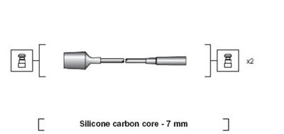 Комплект проводов зажигания MAGNETI MARELLI 941318111008 для CITROËN 2