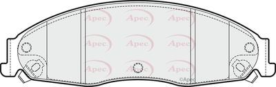 Brake Pad Set APEC PAD1702