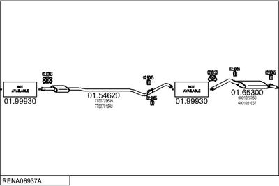 SISTEM DE ESAPAMENT MTS RENA08937A001998