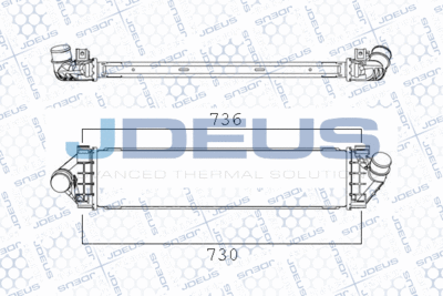JDEUS M-812114A Интеркулер  для MAZDA 3 (Мазда 3)