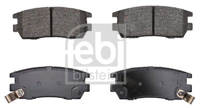 Remblokken set Achter , past: MITSUBISHI 3000 GT, ECLIPSE II, ECLIPSE III, ECLIPSE IV, GALANT IX, GALANT VII, GALANT VIII, MAGNA, PAJERO II, PAJERO PININ I, SANTAMO, SAPPORO III 1.8-3.8 06.87-