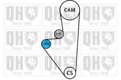 SET CUREA DE DISTRIBUTIE QUINTON HAZELL QBK104 1