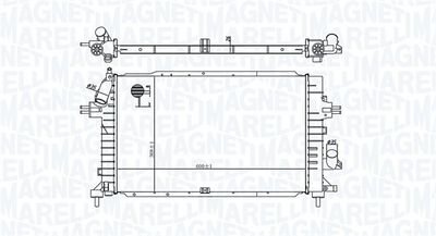 MAGNETI MARELLI Kühler, Motorkühlung