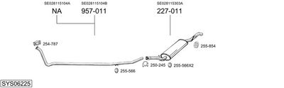 BOSAL Система выпуска ОГ