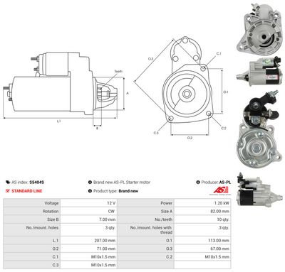 STARTER AS-PL S5404S 4