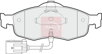 APEC Brake Pad Set, disc brake PAD802
