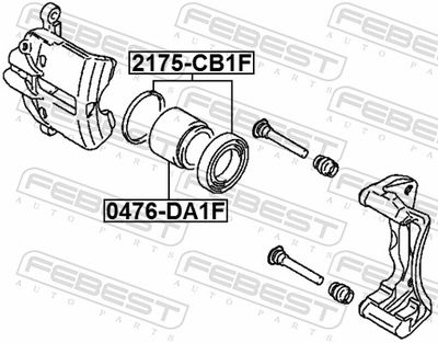 Repair Kit, brake caliper 2175-CB1F