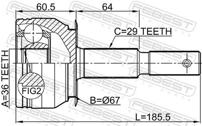 SET ARTICULATIE PLANETARA FEBEST 0210D40B 1