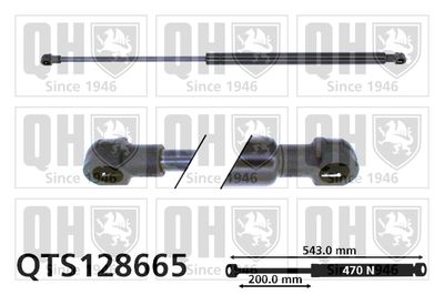 QUINTON HAZELL QTS128665 Амортизатор багажника и капота  для BMW 3 (Бмв 3)