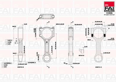 BIELA FAI AutoParts CR029 1